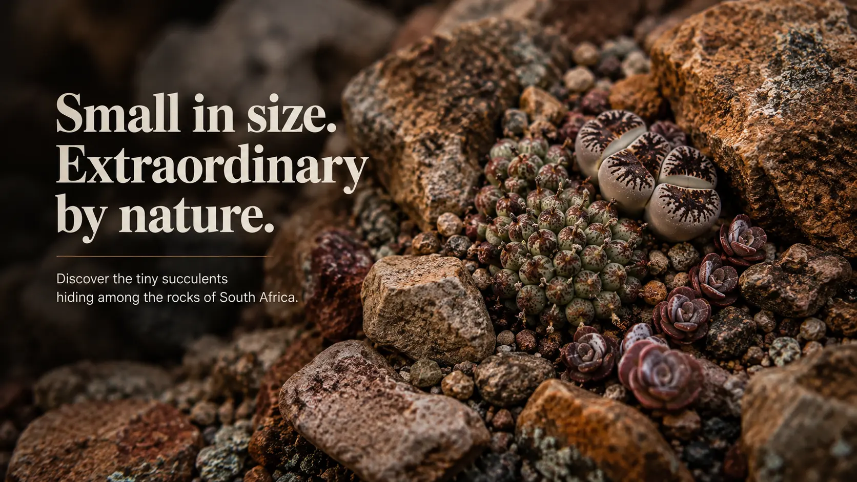 Small in size. Extraordinary by nature