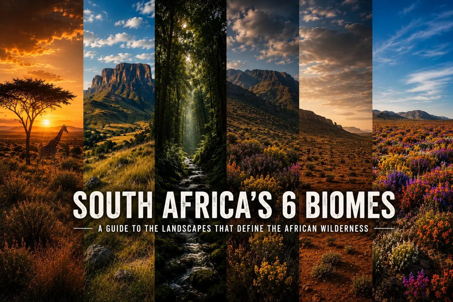 South Africa's Six Biomes: